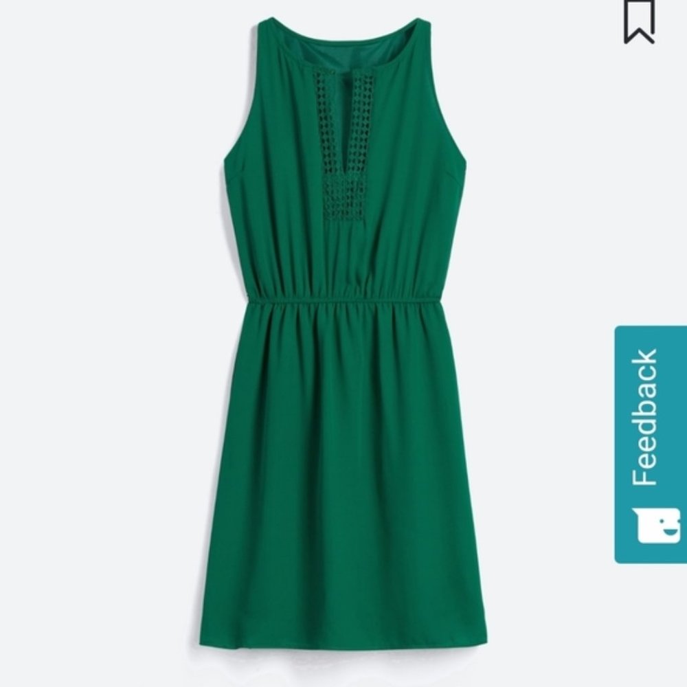 41 Hawthorne Bagota Dress, Green, XL Petite